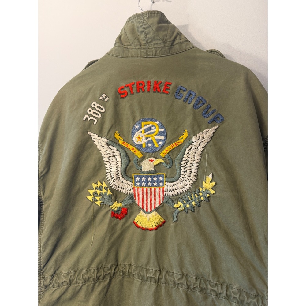 Polo Ralph Lauren 388th Strike Group Cotton Field Jacket M65 Green XXL Rare
